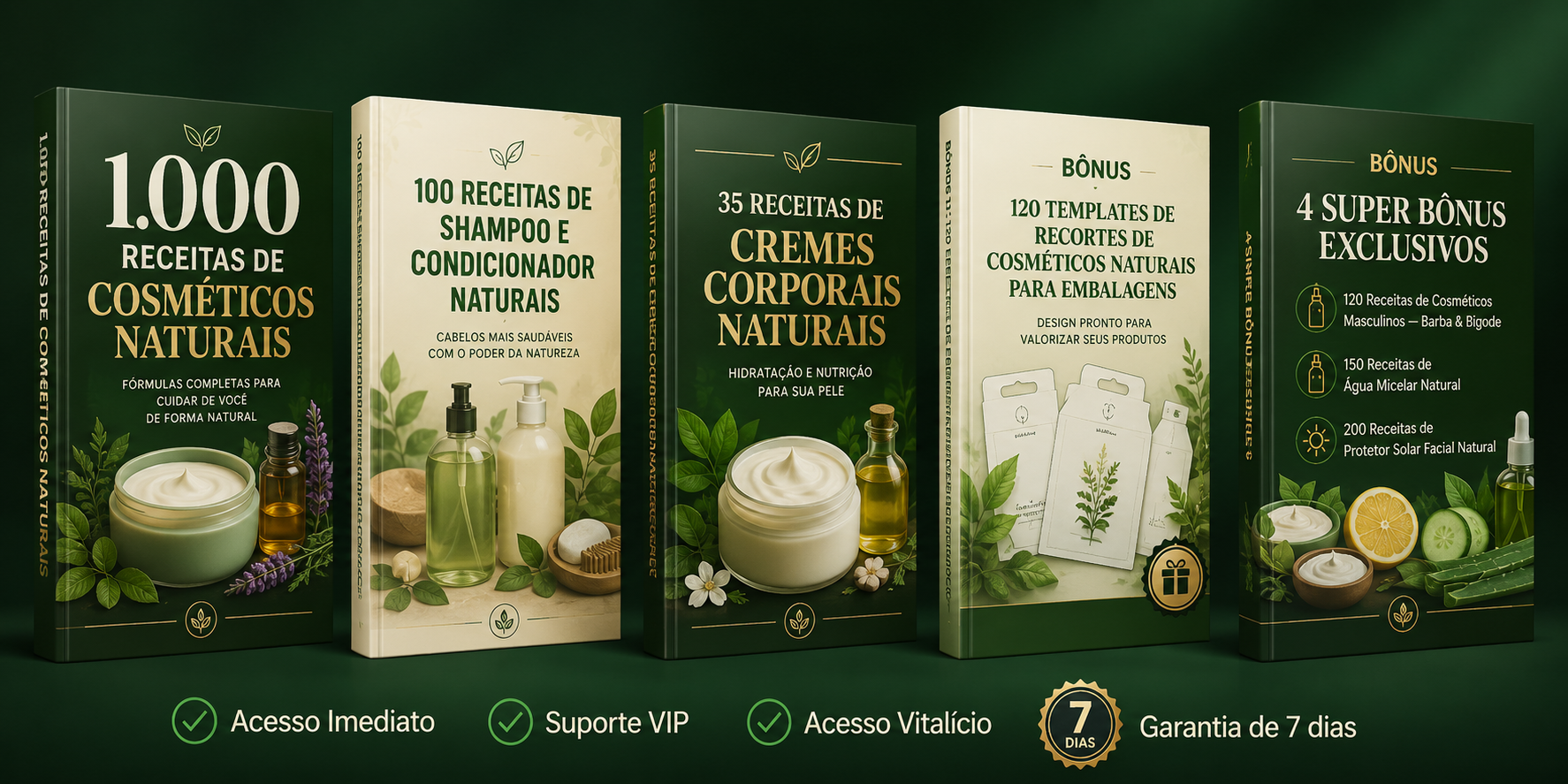 Mega Combo Beleza Sustentável - todos os produtos inclusos